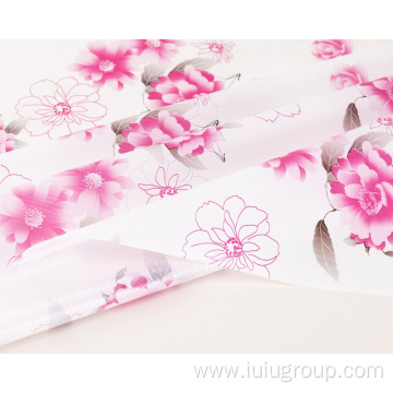 Flower printed modern white EVA table cloth